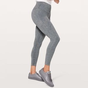 Lululemon High Rise Wunder Under Tight *Washed Luna